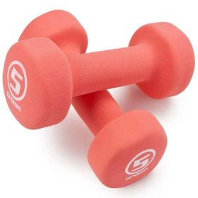 5 lb Weights, Neoprene Body Sculpting Hand Weights