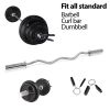 Standard 1 inch Barbell Bar Clamps Spring Collar Clips Gym Weight Dumbbell Lock PAIR