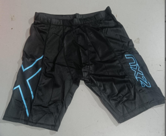 Quick-Drying Compression Shorts For Men (Option: XXL-blue)