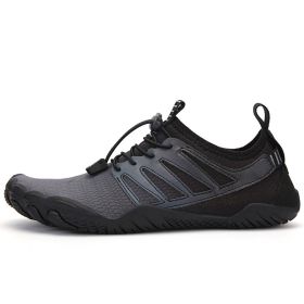 Unisex Hot Fitness Sneaker Cross-Training Crossfit Shoes High Quality Soft Comfortable Breathable Mesh Tennis Yoga Gym Treadmill (Color: BLACK)