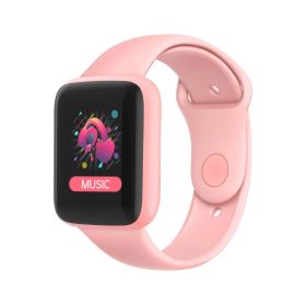 Smart Watch Women Men Kids Wristwatch Heart Rate Sports Smartwatches Electronic Clock Fitness Monitor Men Gift Reloj inteligente (Color: All Pink)