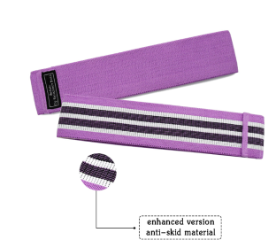 Resistance Band Elastic Hip Circle Fitness Squat Resistance Buttocks Circle Yoga (Color: Purple)