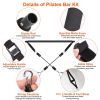 Pilates Bar Kit with 180LBS Resistance Bands Multifunctional Pilates Yoga Toning Bar Full Body Exercise