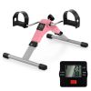 Under Desk Exercise Bike Pedal Exerciser with LCD Display for Legs and Arms Workout