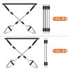 Pilates Bar Kit with 180LBS Resistance Bands Multifunctional Pilates Yoga Toning Bar Full Body Exercise