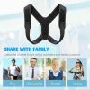 Women Men Univeral Adjustable Back Posture Corrector Shoulder Straightener Brace Neck Pain Relief