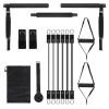 Pilates Bar Kit with 180LBS Resistance Bands Multifunctional Pilates Yoga Toning Bar Full Body Exercise